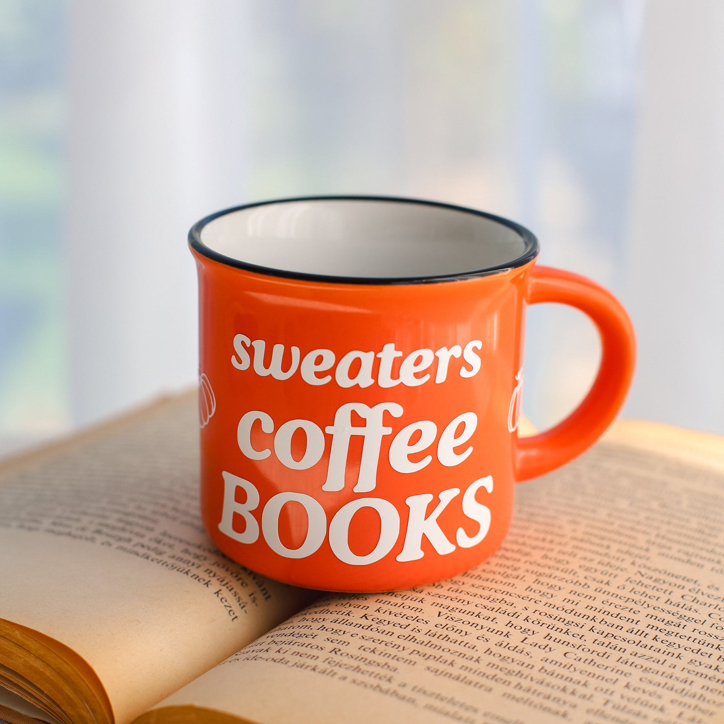 Sweaters, Coffee, Books Bögre - thebooklovers