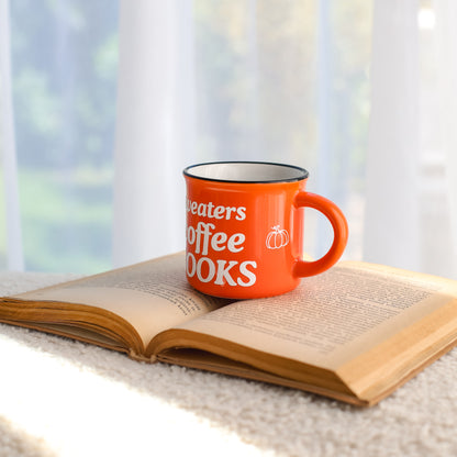 Sweaters, Coffee, Books Bögre - thebooklovers