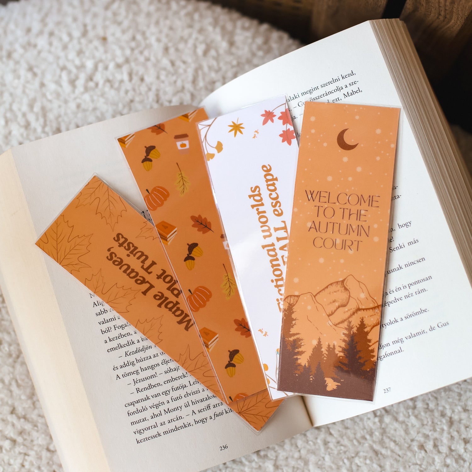 Autumn Vibes Könyvjelző Szett - thebooklovers