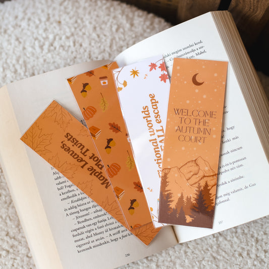 Autumn Vibes Könyvjelző Szett - thebooklovers